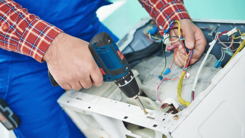 Sarıgöl Samsung Samsung çamaşır makinesi kart tamiri – Su almama arızası orijinal parça ile giderildi. - Teknik servis örneği